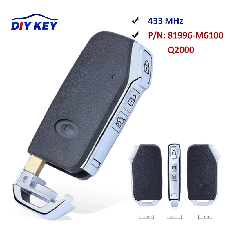 Флэш-накопитель DIYKEY 433 МГц 4A для KIA K5 Forte Sportage 2017 2018 2019 P/N: 81996-M6100 Q2000 | Автомобили и