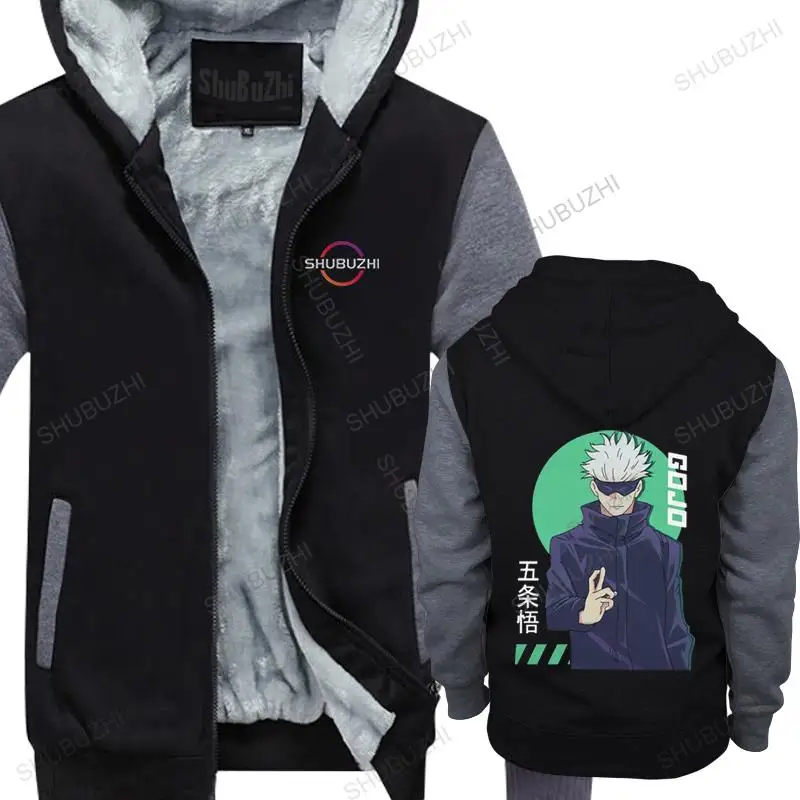 

Satoru Gojo Yuji Itadori hoodies for Men Soft Cotton fleece Top Anime Manga Jujutsu Kaisen long sleeve Casual thick Merch