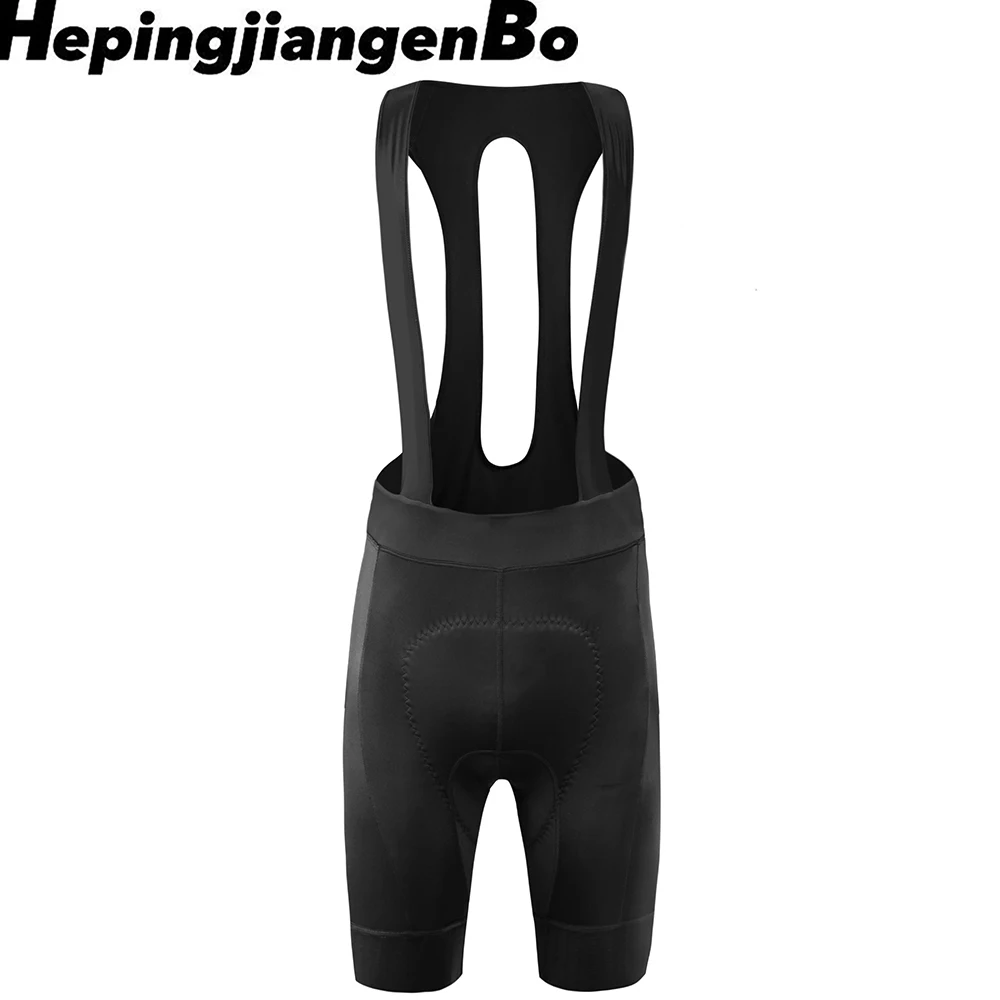 

HepingjiangenBo Cycling Bib Shorts Men's Road Bike Bib Pants Reflective Breathable Quick Dry Pro Lycra Fabric Bicycle Equipment