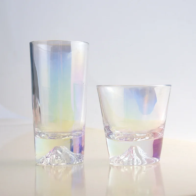 

Creative Mount Fuji Glass Water Cup Home Whiskey Wine Glass Red Wine Glass Beer Cup Coffee Cup Milk Tea Cup Bar Drinking Tool