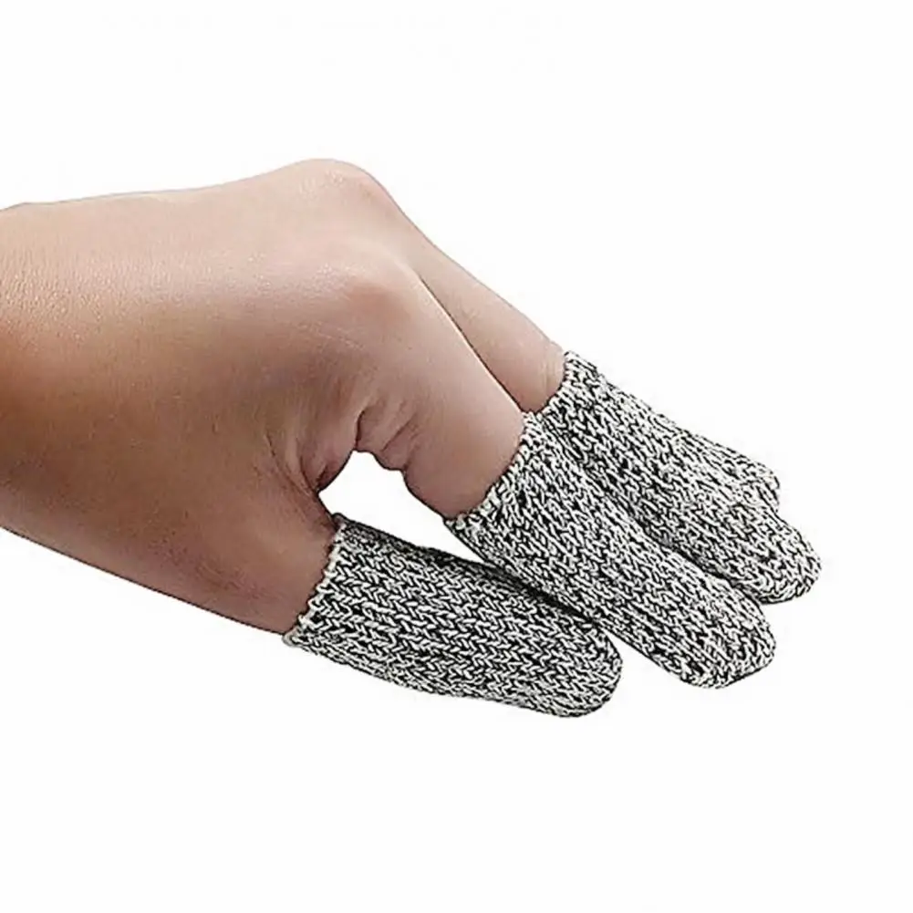 

5Pcs Level 5 Anti-cut Wear-resistant Finger Cots Thumb Protector for Work DIY for Work Sculpture Picker Fingertips Protector