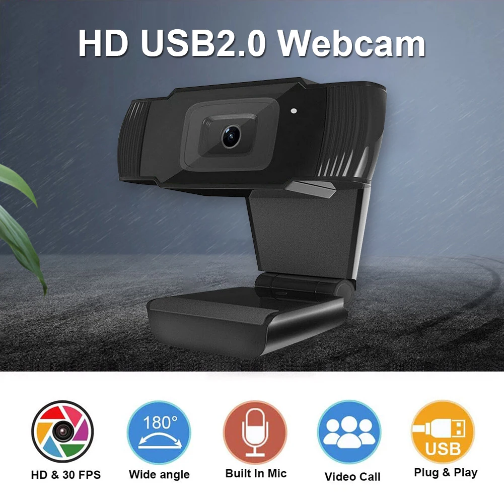 ALLOYSEED веб-камера с автоматическим фокусом микрофоном 12 МП USB 2 0 Регулируемая
