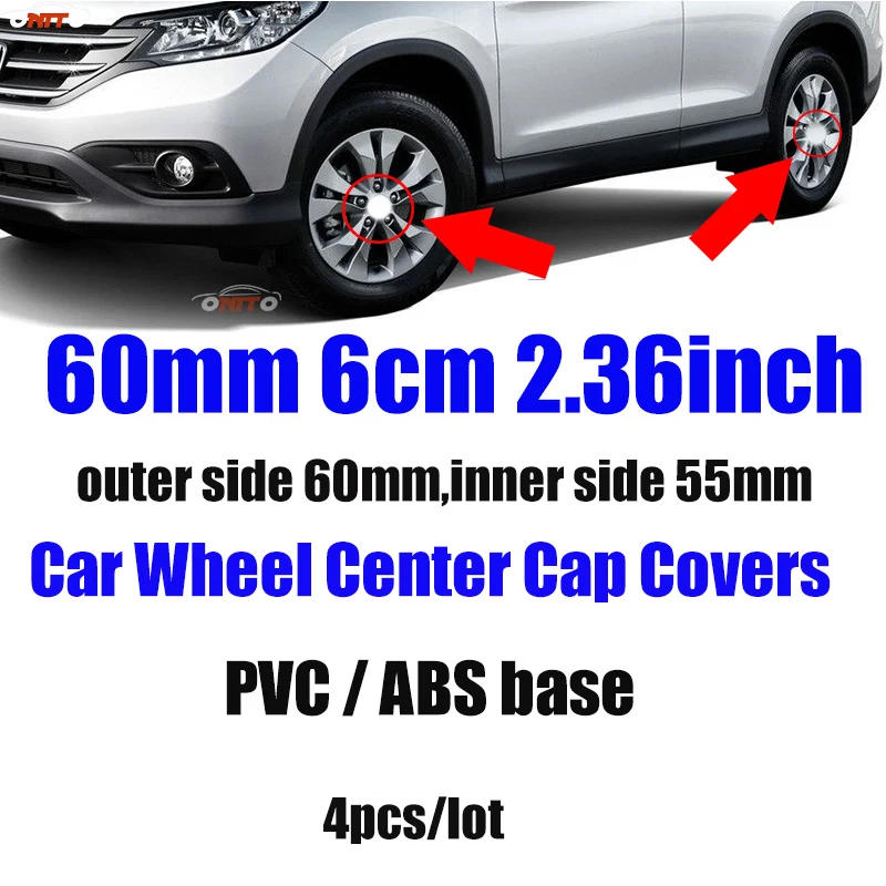 Хорошее качество 4 шт./компл. ПВХ/ABS центральный колпак на колесо автомобиля