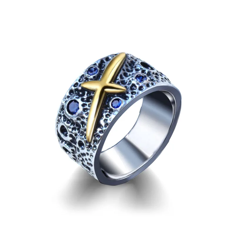 Кольцо мужское из титановой стали в стиле ретро японском и корейском