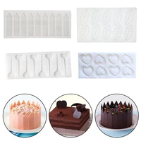 reusable heart shape rose silicone chocolate mould cake decorating tools cupcake cookies silicone mold muffin pan baking gift