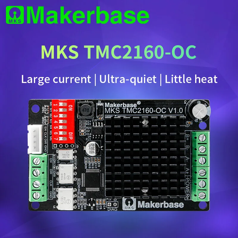 MKS TMC2160_OC мощный шаговый двигатель драйвер высокий крутящий момент бесшумный