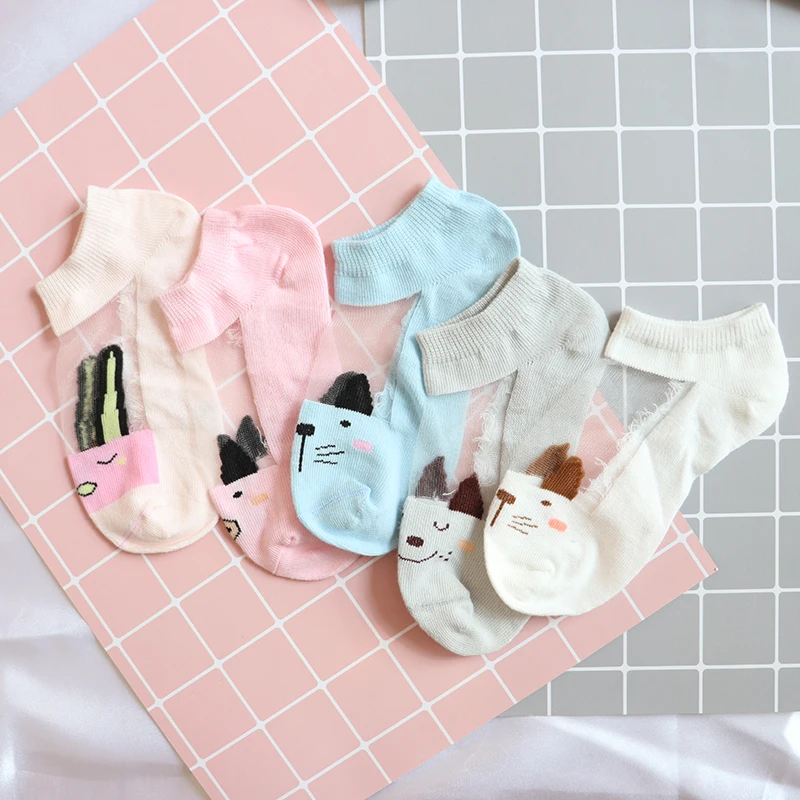 Calcetines finos de algod&oacute;n para ni&ntilde;os, medias c&oacute;modas y transpirables, a la moda, de 0 a 8 a&ntilde;os, 5 pares = 10 unids/lote-2