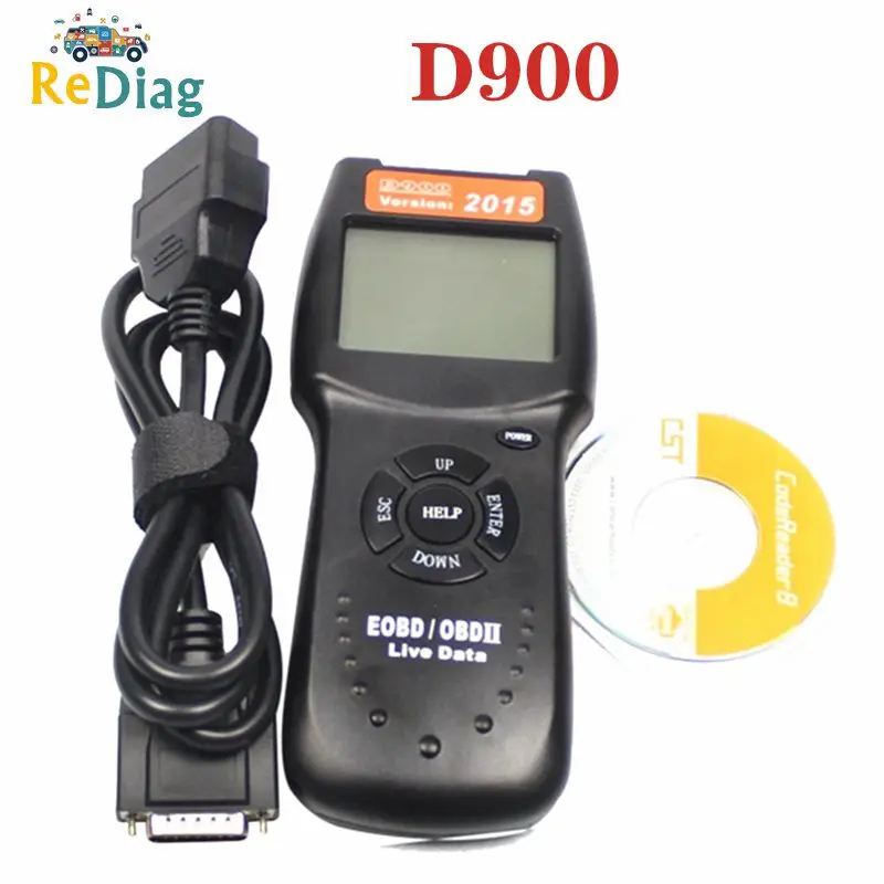 

Professional D900 V2015 OBD2 EOBD Car Engine Scanner Diagnostic Fault Code Scan D 900 Diagnostic Scanner 2015 Version