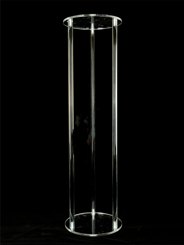 Свадебные акриловые геометрические дорожные прозрачные рамки с круглой основой