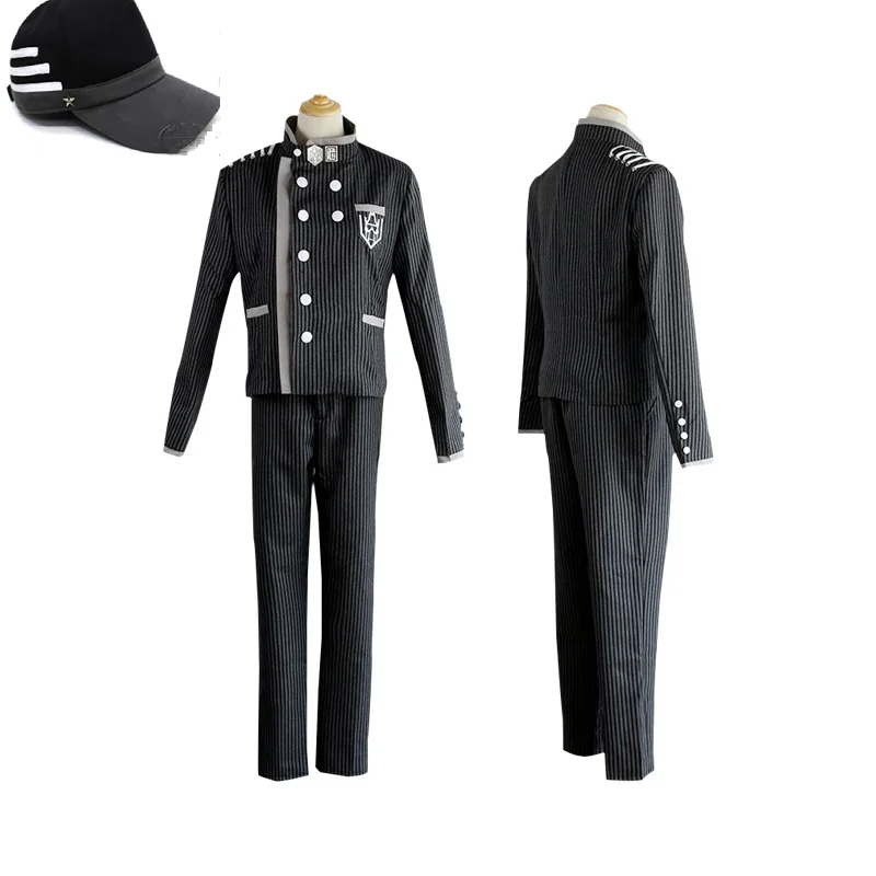

Danganronpa V3 Killing Harmony Saihara Shuichi Super Detective Cosplay Costume+hat
