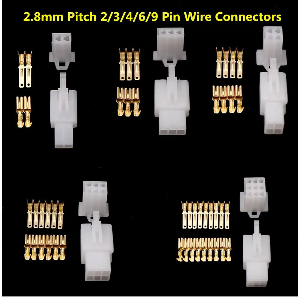

Trim Connector 2.8MM 2/3/4/6/9Pin Accessary Auto Electrical Wire Connector