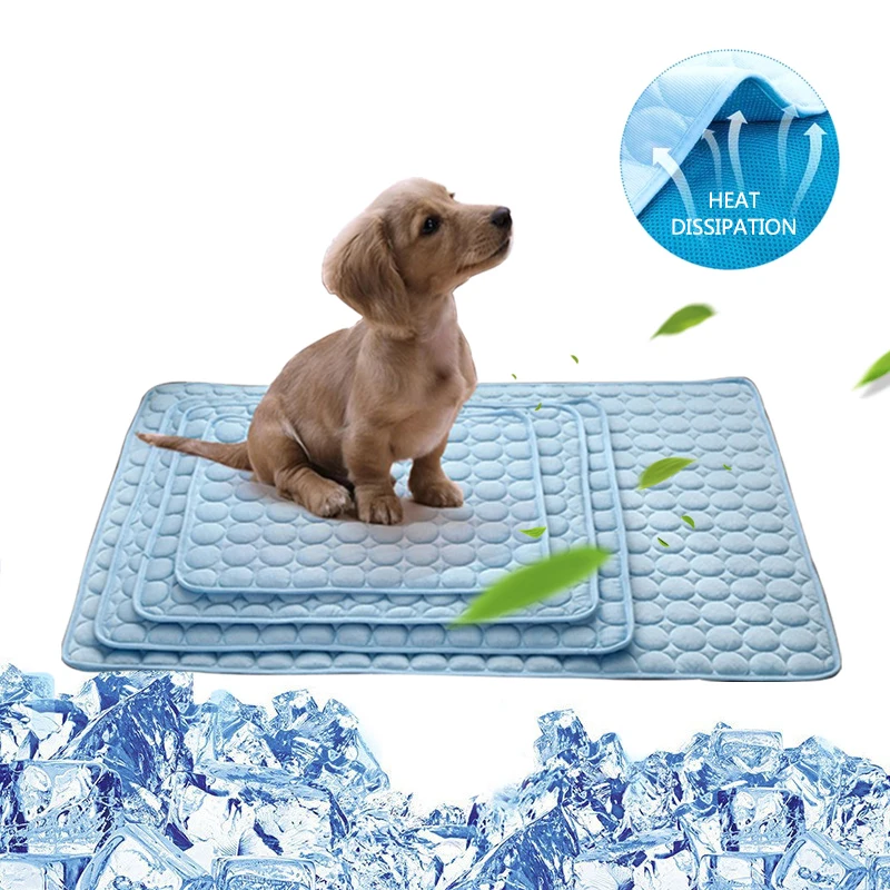 

Pet Dog Cooling Mat Summer Breathable Dog Cat Bed Pad Waterproof Washable Puppy Kitten Sleeping Blanket Cushion Supplies