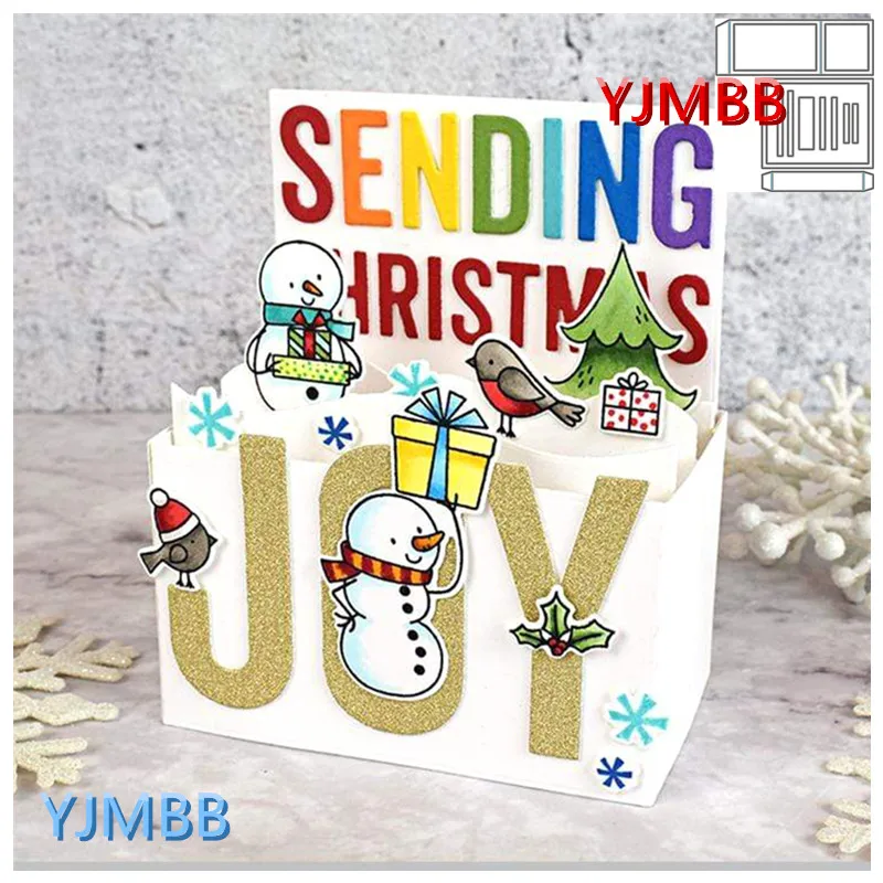 

YJMBB 2021 New Greeting Card Decoration #1 Metal Cutting Dies Scrapbooking Album Paper 3D DIY Card Craft Embossing Die Cuts