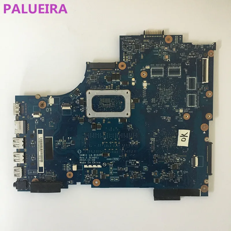 PALUBEIRA Бесплатная доставка для Dell Inspiron 17 3721 5721 Материнская плата ноутбука CN-0NJ7D4 NJ7D4