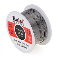 kaisi 50g flux 1 2 fine wire tin lead solder wire sn60 pb40 for precise welding works 0 4mm 0 5mm 0 6mm optional