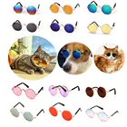 Очки солнцезащитные для собак, круглые, собачьи очки, товары для домашних животных кошек, аксессуары в виде животных, 1 шт.