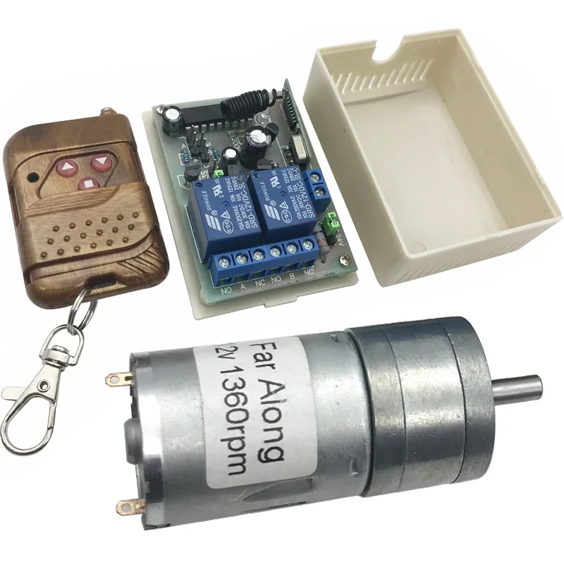 Мини редукторный двигатель постоянного тока 12 В 24 низкая скорость об./мин.