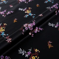 imitation silk pattern fabrics brocade jacquard fabric by the yard sewing cheongsam dress diy design needlework clothes material