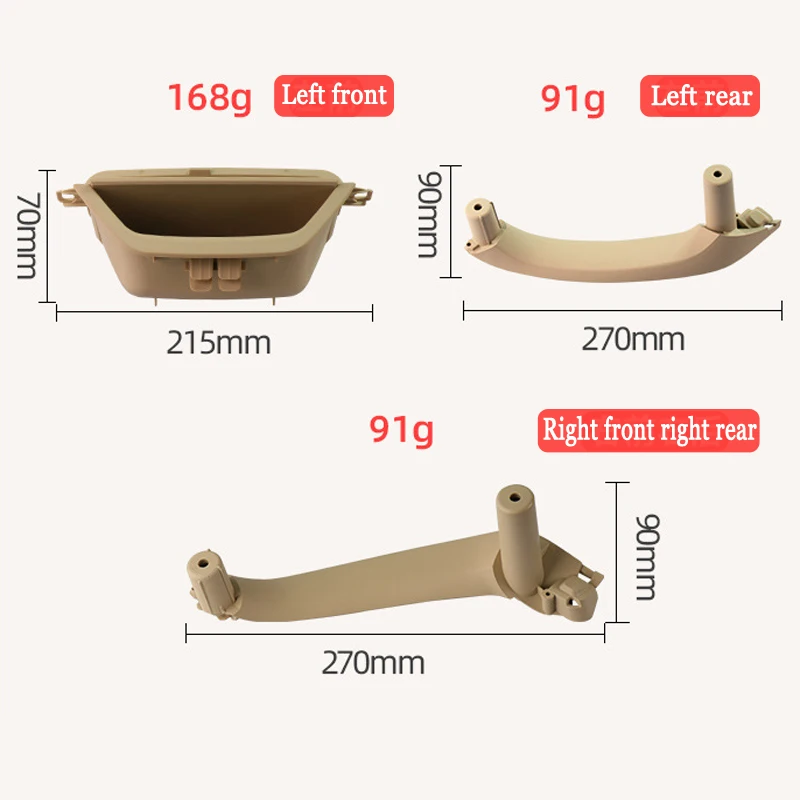 LHD Левая Правая дверь автомобиля внутренняя ручка Накладка для BMW F25 X3 F26 X4 2010 2017