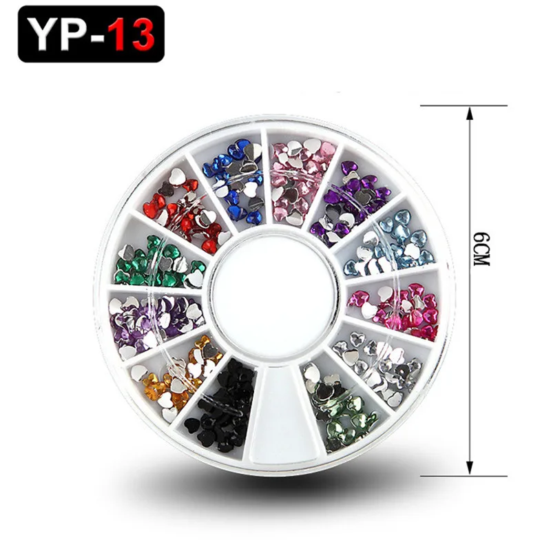 1 коробка Крошечные Круглые бусины украшение серебро золото 3D дизайн ногтей икра