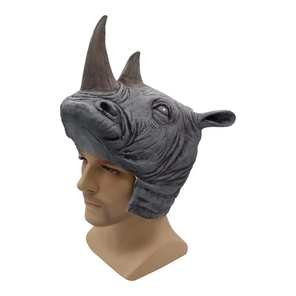 

2013 rhino Mask Whoot Aswesome promotion item Rubber Fancy Dress Chrismas Gift