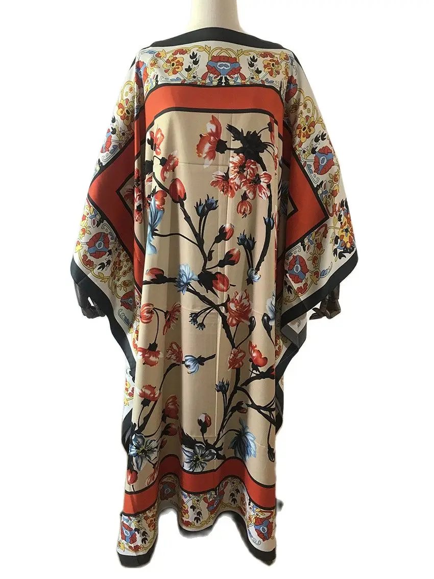 

Latest New Design Fashion African Women's Clothing Dashiki Classic Printing For Lady Long Dress Free Size Abaya