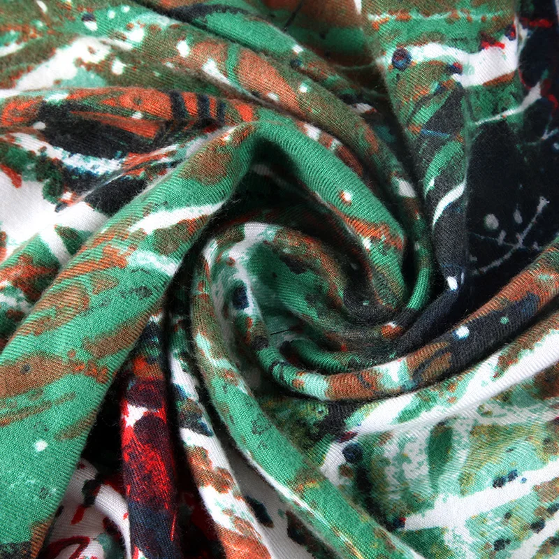 FS Новый цифровой принт в виде кругов дизайнерский брендовый шарф женский