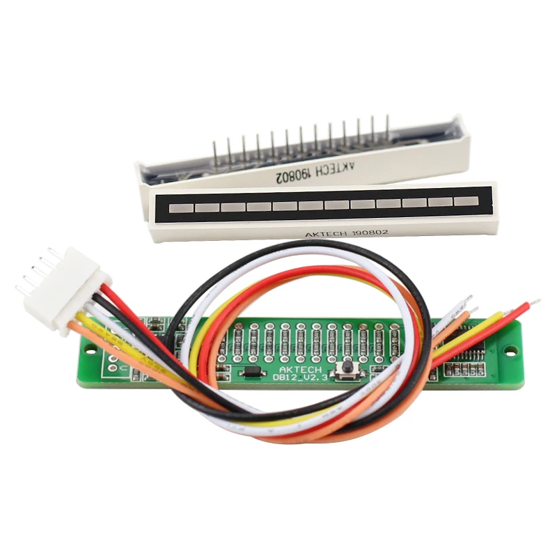 Обновленная плата индикатора уровня V1.0 на 24 светодиода динамическая