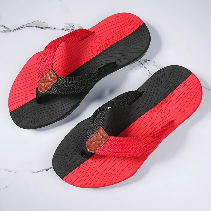 

Flip Flops Non-slip High Quality Simplicity Sandy Beach Men's Summer Shoes Brand Trend Men Outdoor Bathroom Fashion Slippers