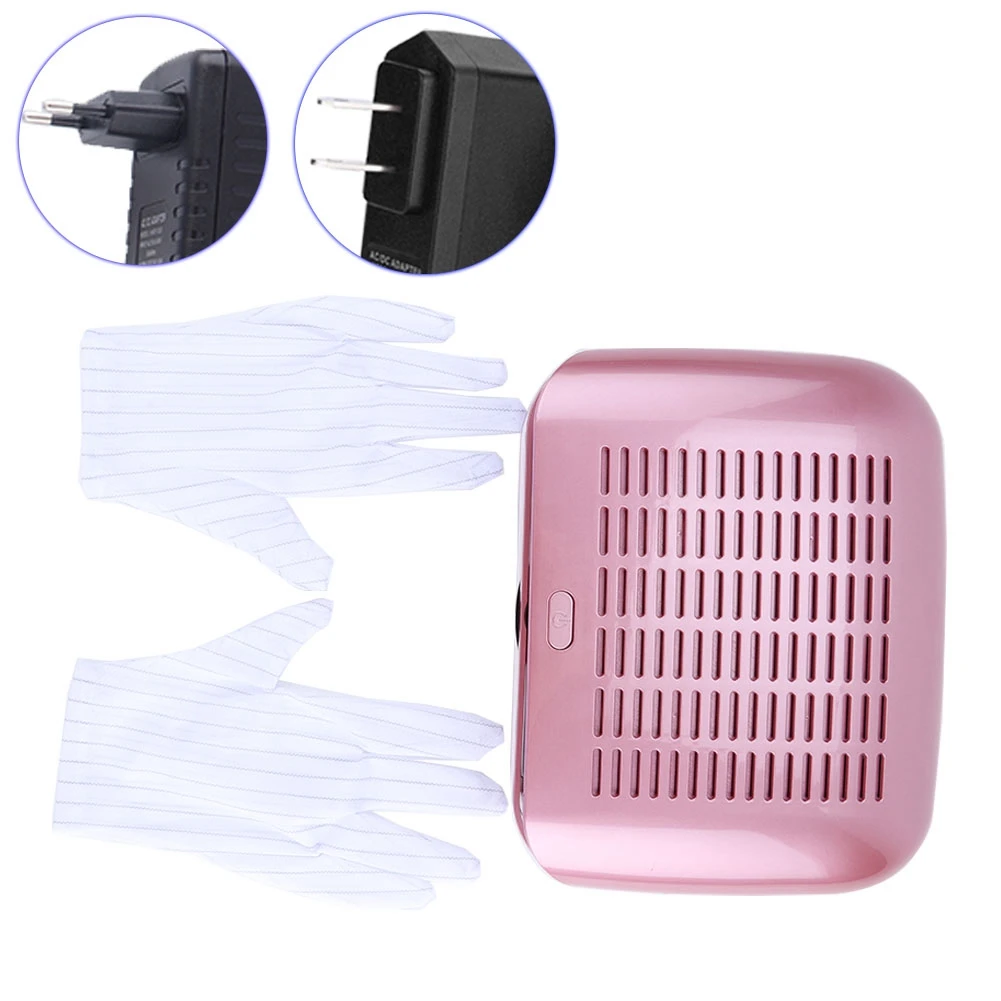 68 Вт ногтей пылесборник вентилятор пылесос машинка для маникюра с фильтром