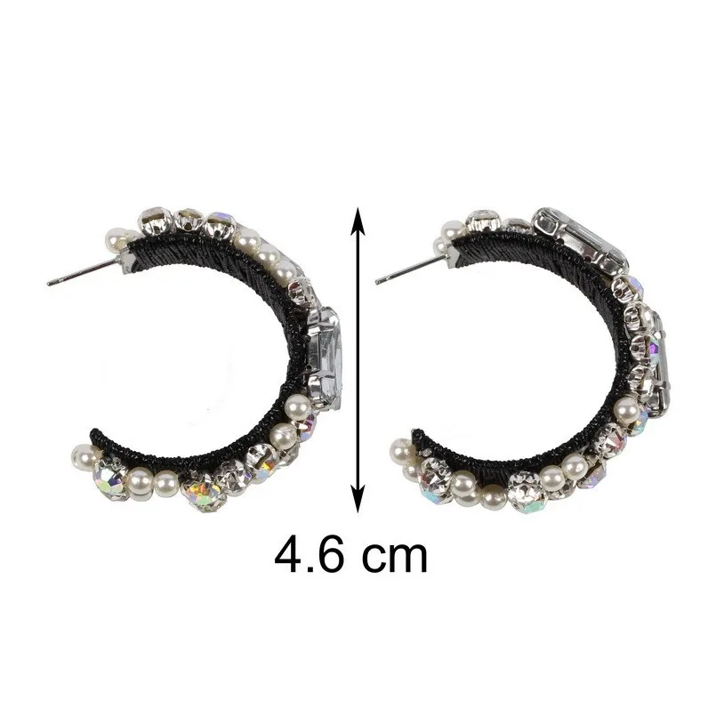 Florosy Роскошные Очаровательные стеклянные серьги-гвоздики со стеклянными