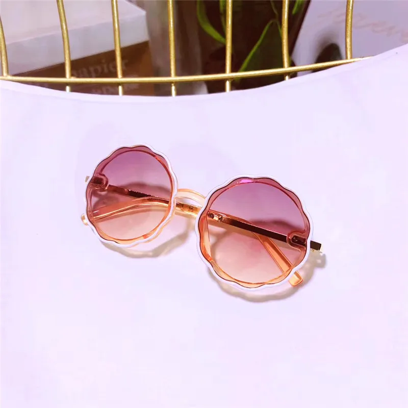 

Vintage Round Children Sunglasses Fashion Kids Glasses for Boys Girls Sun Glasses Baby Trendy Classic Out Door Mirror Uv400