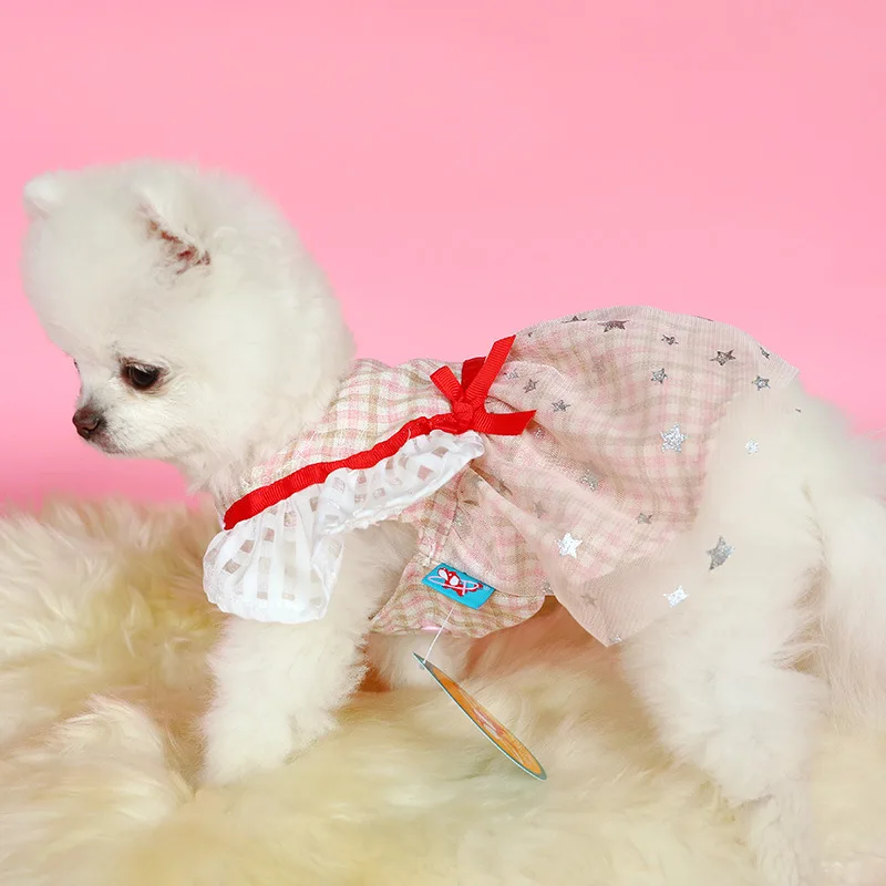 6 Цвета с милым рисунком котенка платье изображением собаки Сезон Лето Одежда для