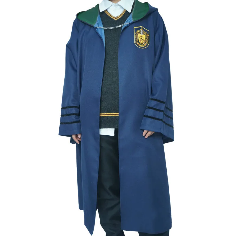 Волшебные фокусы Косплей Костюм Поттер халат Плащ Ravencla Gryffindo Hufflepuf Слизерин