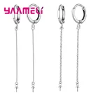 925 Sterling Silver Earring Making Jewelry Findings Components Accessories 5MM Long Rolo Box Chains Earwire Bail Connectors