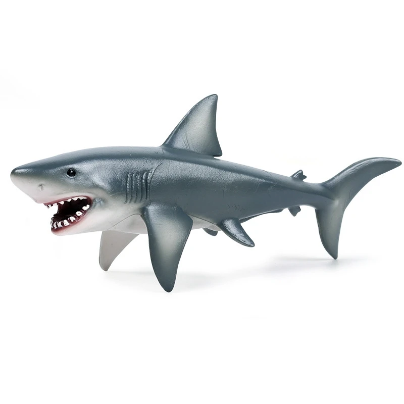 

Океаническая и морская жизнь Животные большая белая акула животное Модель Фигурки из ПВХ моделирование модели игрушки