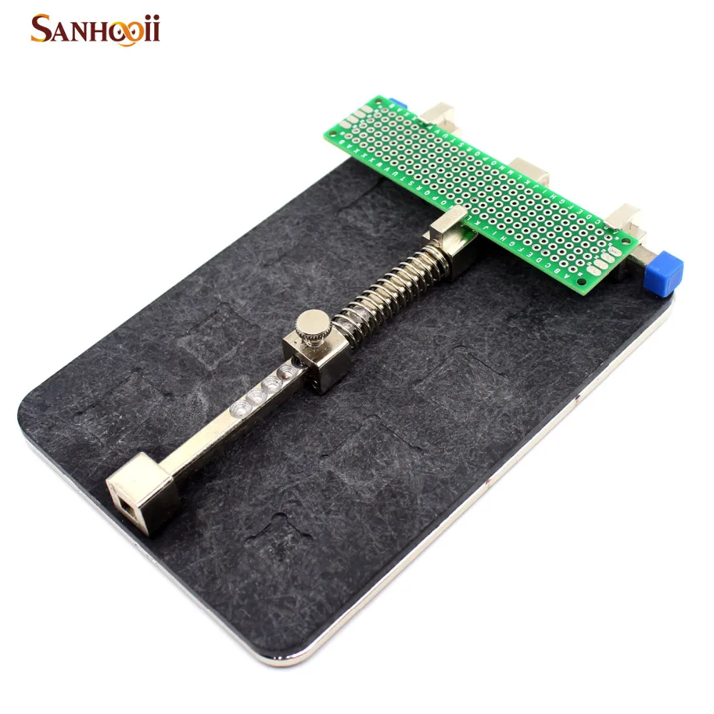 

SANHOOII Mobile Phone Stainless Steel Anti-static Repair Board PCB Holder for iPhone 6 7 Logic Board A8 A9 A10 A11 Chip Fixture