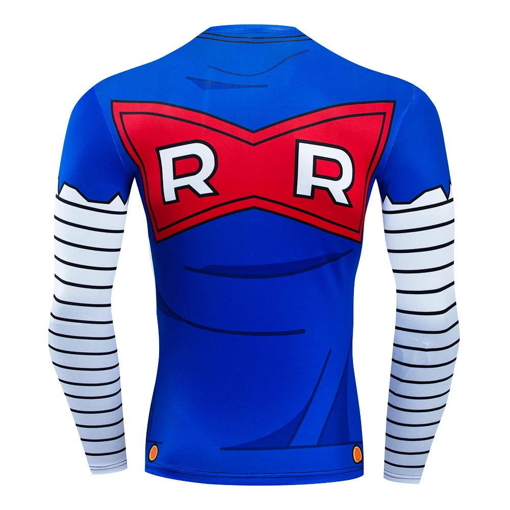 Футболка мужская компрессионная с длинным рукавом забавная модная 3D-принтом