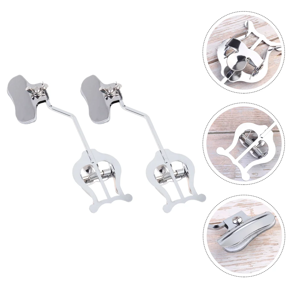 

2pcs Universal Trombone Score Clips Note Clips for Musicians (Silver)