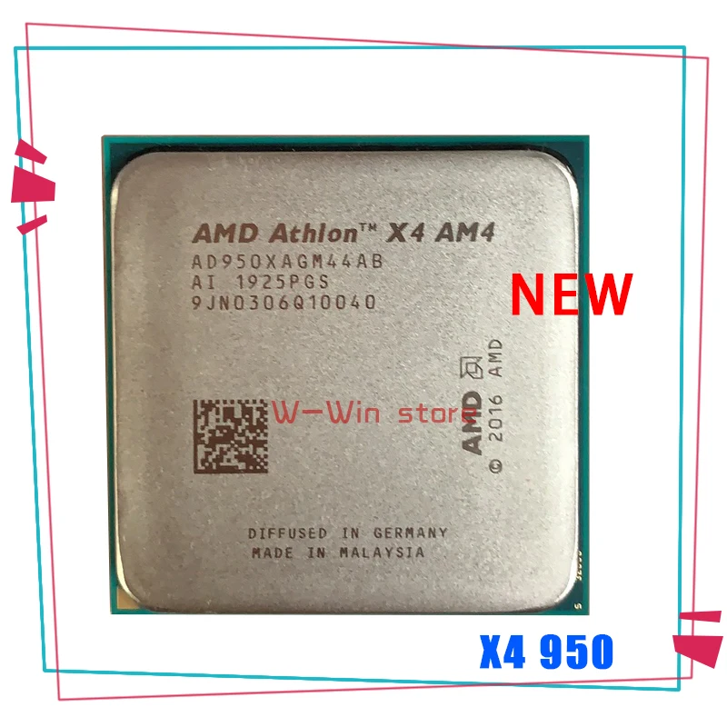 

Новый четырехъядерный AMD Athlon X4 950 3,5 ГГц четырехпоточный L2 = 2M 65 Вт AD950XAGM44AB разъем AM4