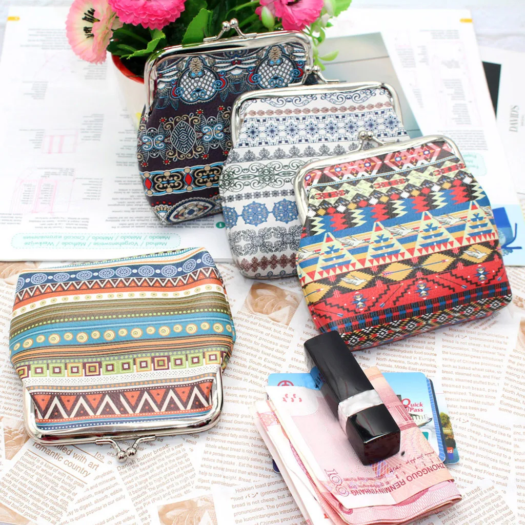 Aelicy повседневный женский кожаный кошелек с принтом для монет держатель карт