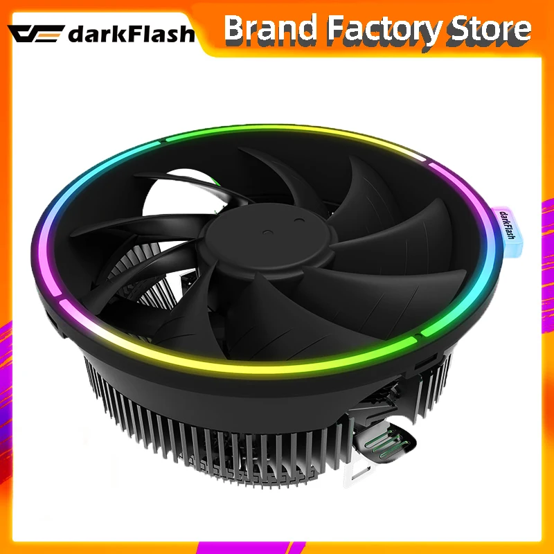 Кулер DarkFlash darkvoid для ЦП радиатор охлаждения с RGB-подсветкой 12 В бесшумный