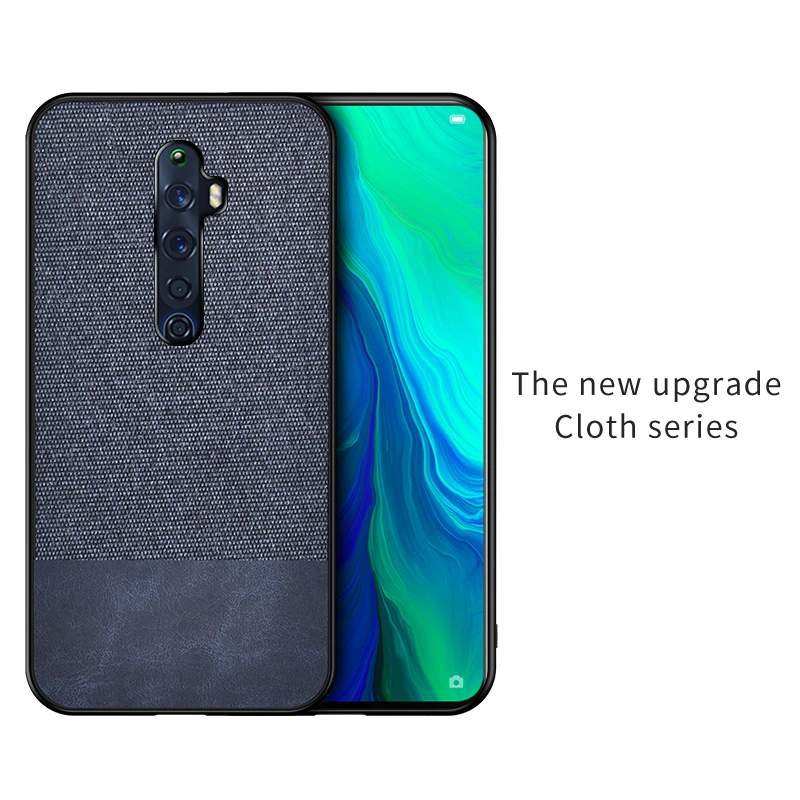 Чехол для телефона OPPO Reno 2Z ткань Жесткий ПК ударопрочный бронированный чехол