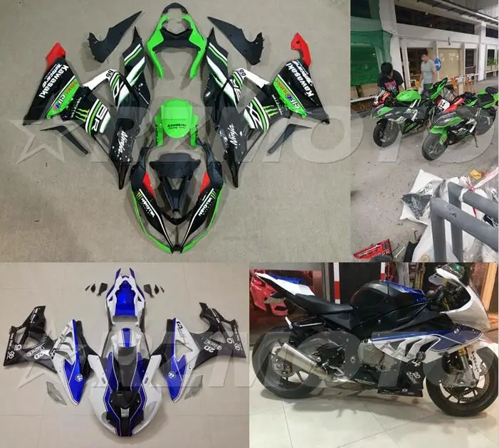 ABS мотоцикл обтекатель комплект для SUZUKI K5 K6 K7 K8 GSXR углеродное волокно узор переводная печать ACEKITS Магазин № 0117