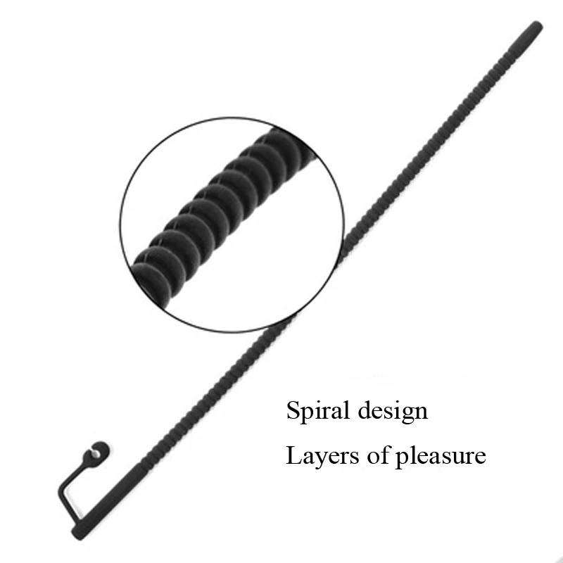 Уретра для мужской мастурбации с силиконовой резьбой удлиненный конский глаз