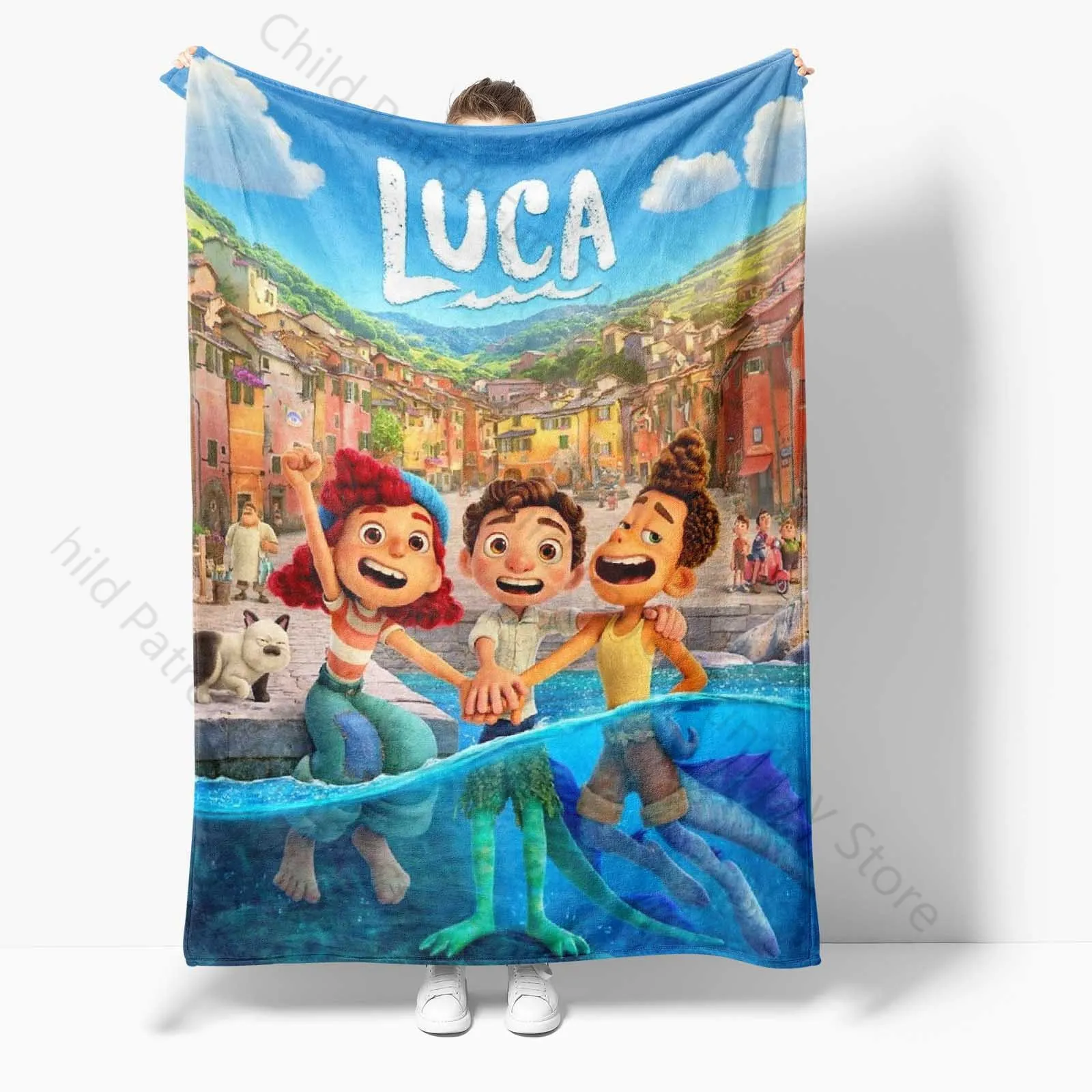 Детское фланелевое одеяло с 3D рисунком из мультфильма лука Альберто |
