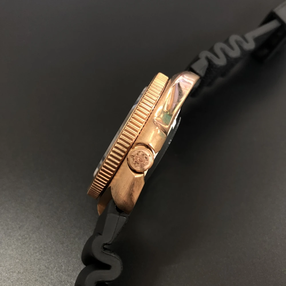 Часы STEELDIVE CuSn8 Мужские механические оловянная бронза 200 м с сапфировым стеклом NH35