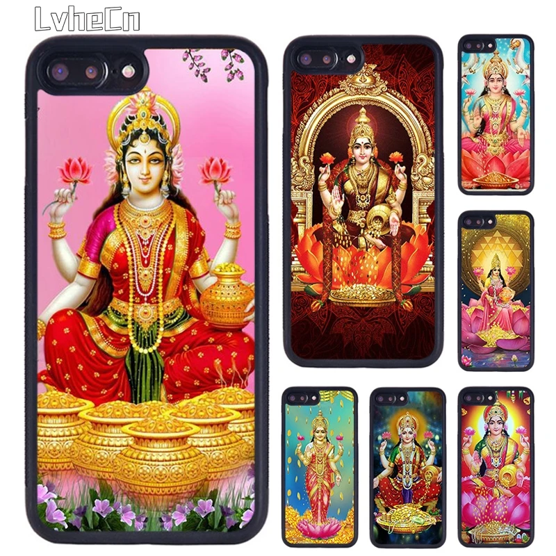 Резиновый чехол LvheCn Lakshmi для iPhone 5 6S 7 8 Plus 11 12 Pro X XR XS Max Samsung galaxy S7 S8 S9 S10 plus|Бамперы| |