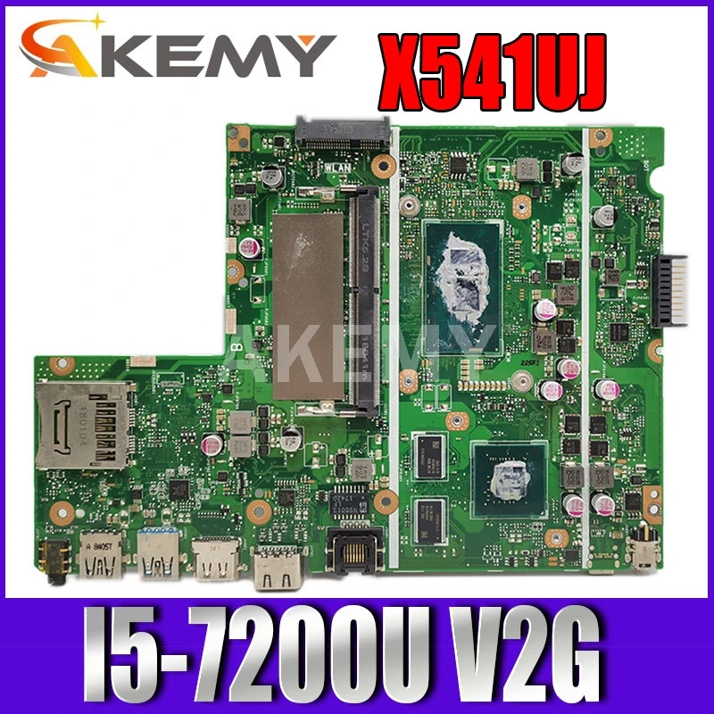 

Akemy X541UJ Laptop Motherboard For Asus X541UJ X541UVK X541UV MainBoard W/ I5-7200U 0G-RAM (V2G)