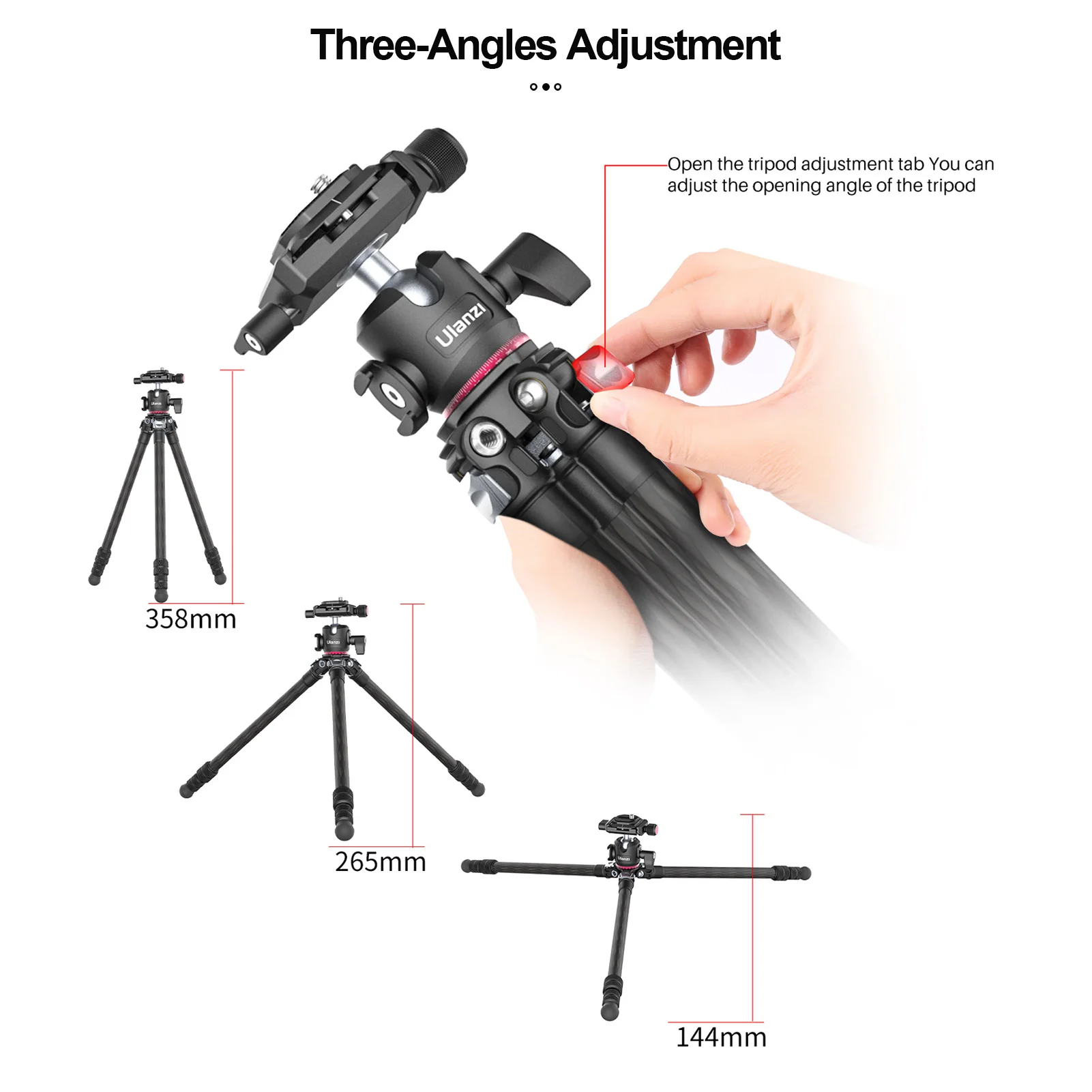 Штатив для фотосъемки Ulanzi MT-21 панорамная шаровая Головка на 360 ° пластина Arca-Swiss QR